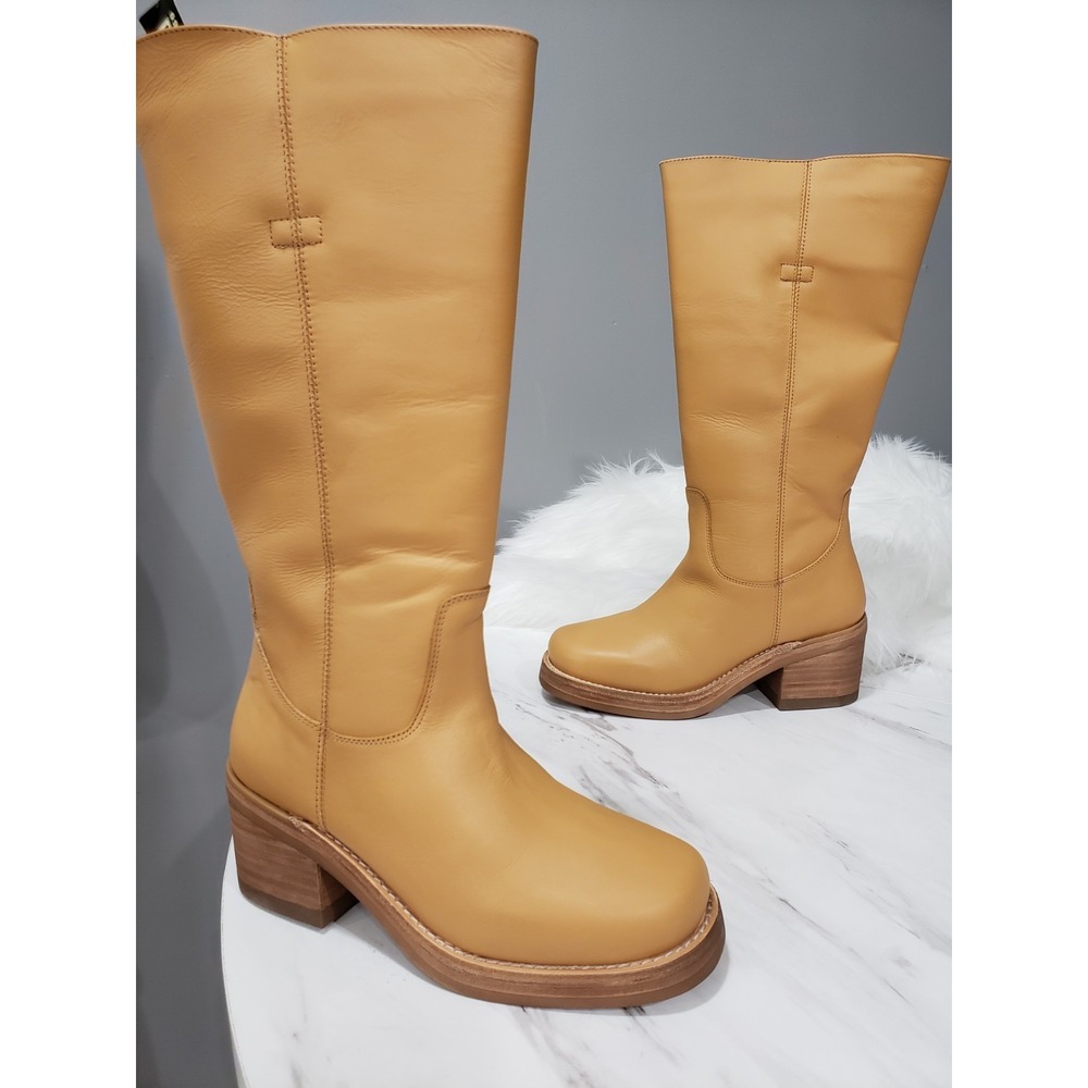 NEW SIZE 8 Dingo Women's Vagabond Leather Western Boots Pull On Plantain